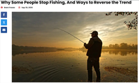 image links to fishing article about the downward trend in participation of families in fishing