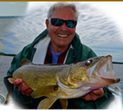 image of Sand Lake Walleye caught by Carl Bergquist on fishing charter with Jeff Sundin